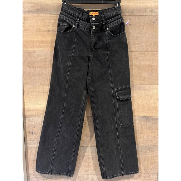 STINE GOYA Paul, 1909 Denim - Wide leg black jeans size 27 NWOT - Picture 4 of 13